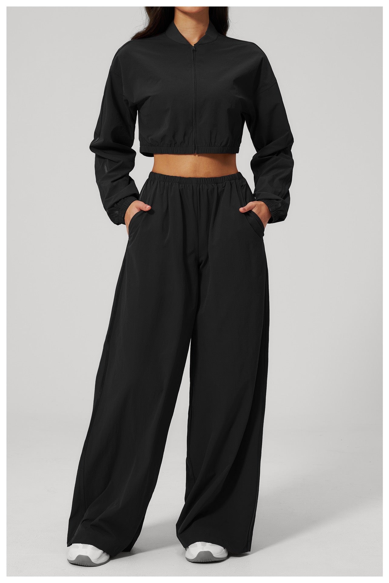 Yoga Set — Short Top & Long Pants