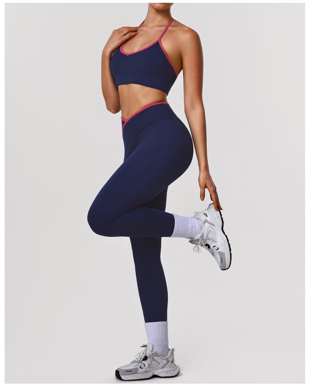 Butt-Lift Leggings & Halter Bra Set