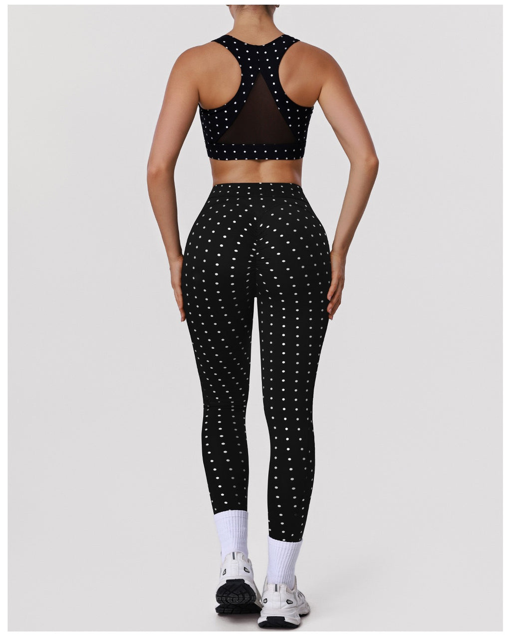 Polka-Dot Beauty-Back Sports Set