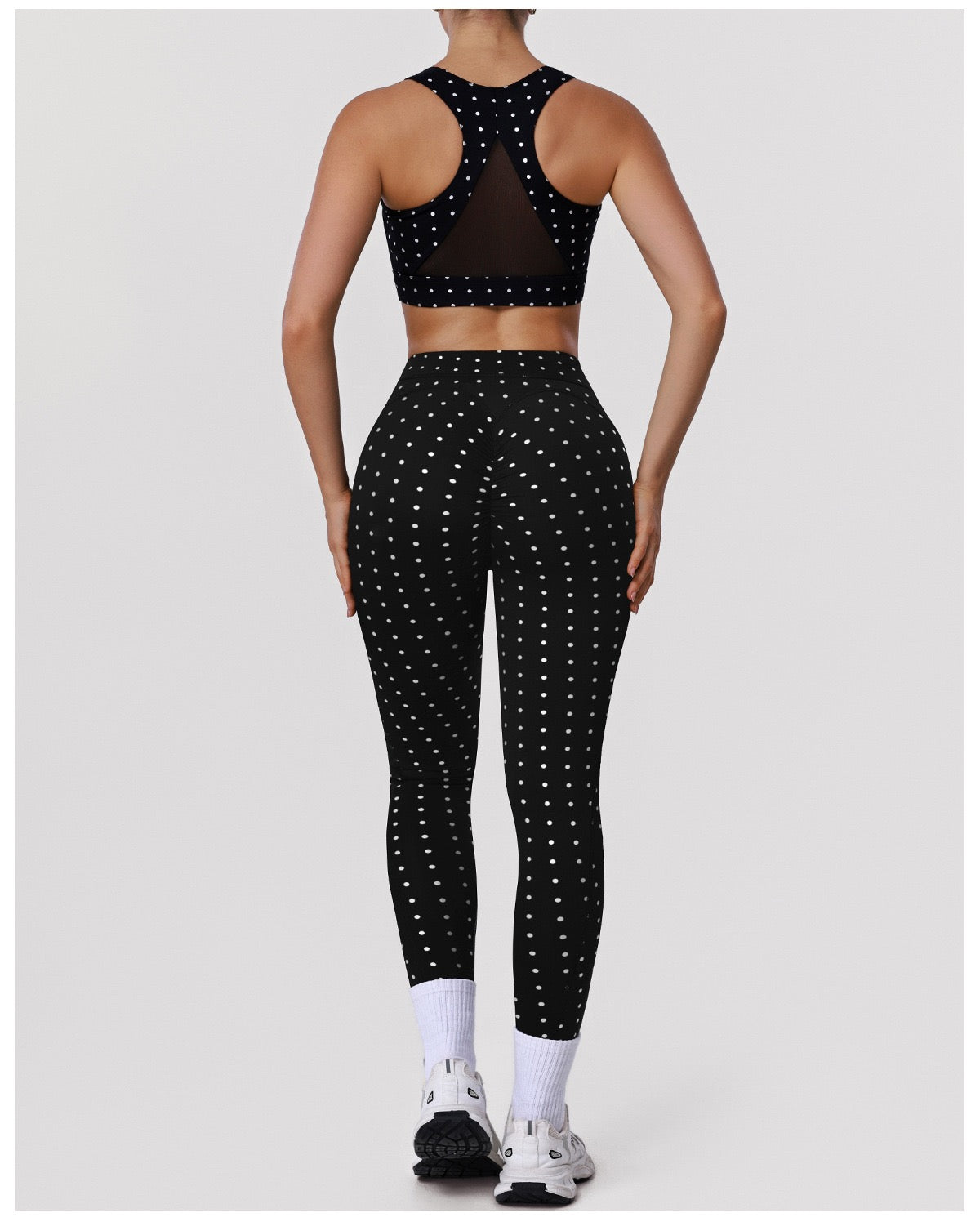 Polka-Dot Beauty-Back Sports Set