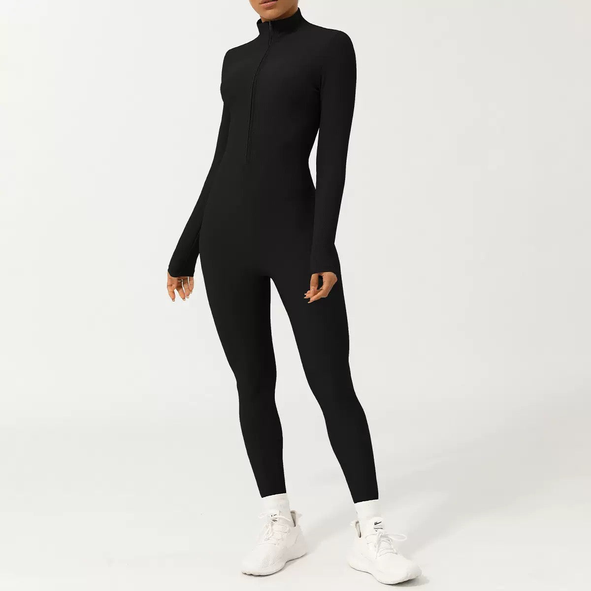 Zipper Thread Long Sleeve Yoga Suit High Strength Fitness Sports Suit Yoga Suit suit.