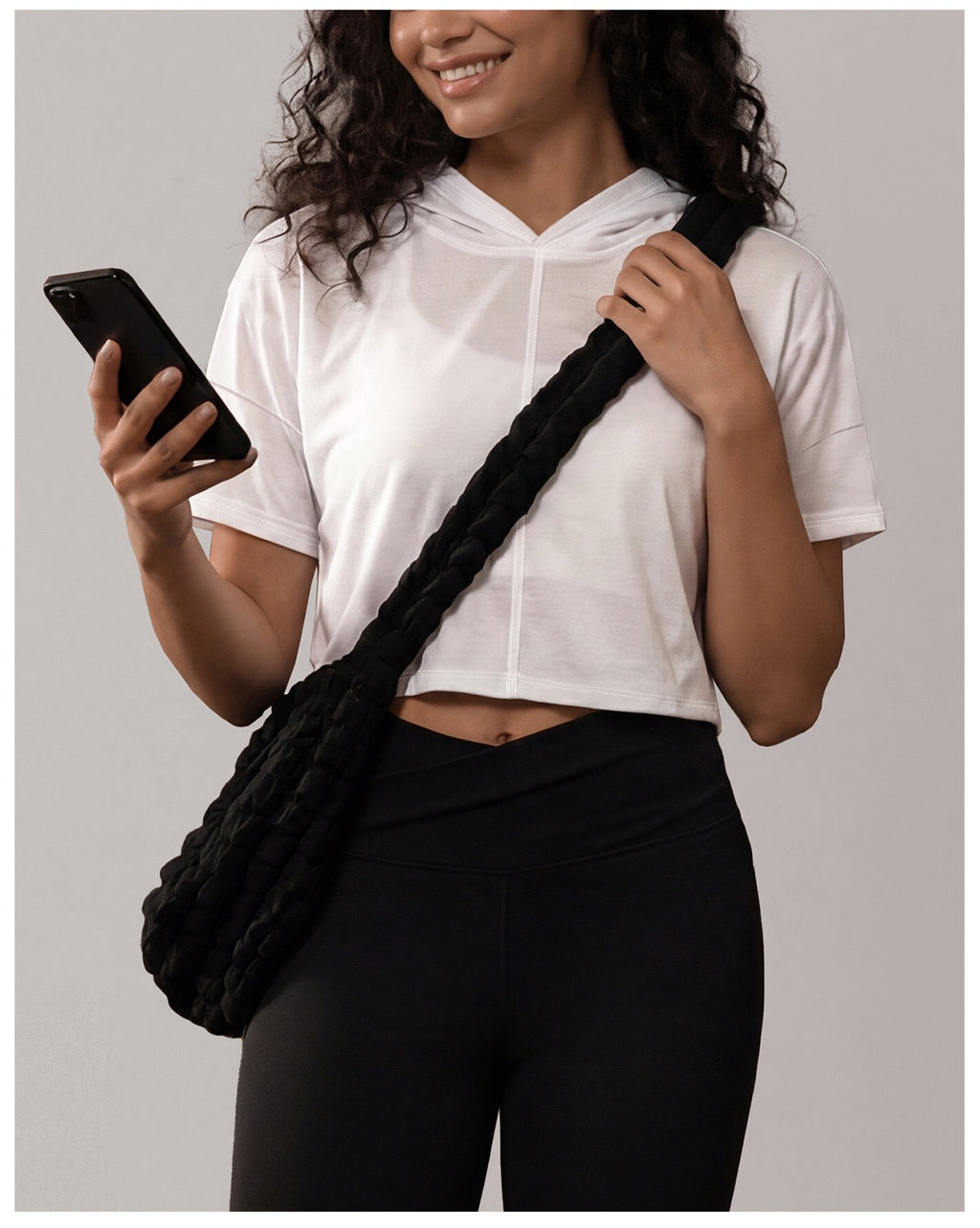 Open-Back Hooded Crop Tee