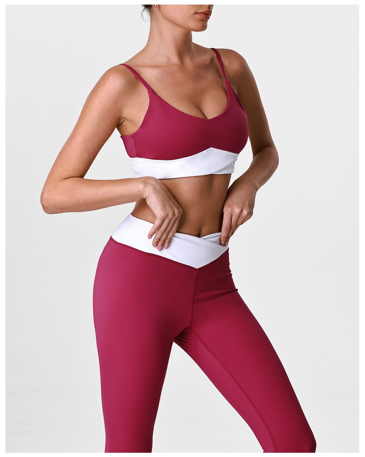 Seamless Waist-Cinching Yoga Set