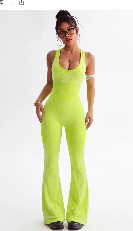Leopard Print Cross-Back Bodysuit