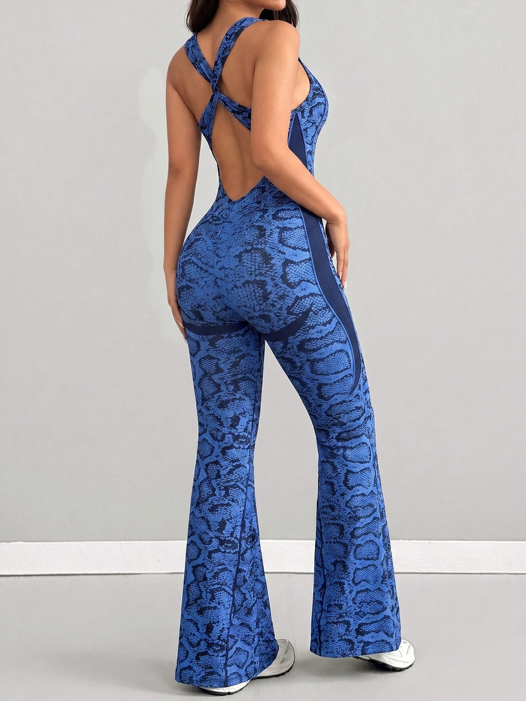 Seamless Cross-Back Hip-Shaping Jumpsuit