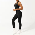 Seamless Yoga Bodysuit with Butt-Lifting Effect and Built-In Chest Pads
